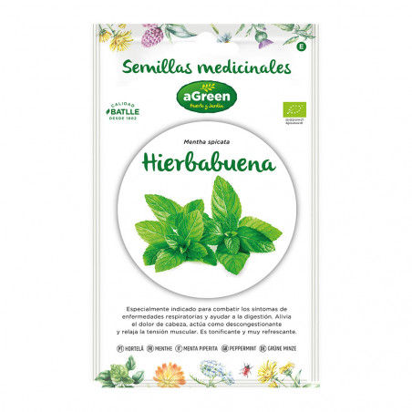 Sobre semillas hierbabuena "medicinal" eco 857005bolsh agreen