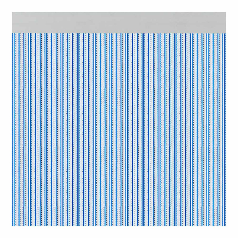 Cortina puerta brescia color azul 90x210cm m63169 acudam