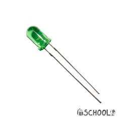Diodo led verde 5mm (manualidades) 1,9v edm