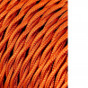 Cable textil trenzado 2x0,75mm c-12 oro seda 25m