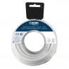Carrete cable coaxial apantallado aluminio 15m edm