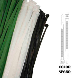 Bridas negras 100x2,5mm (bolsa 100 unid.) nylon alta calidad