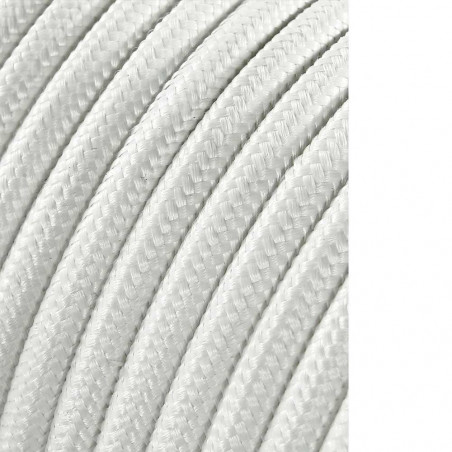Cable cordon tubulaire 2x0,75mm c01 blanco 25m