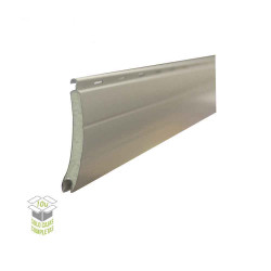 Lama aluminio para persiana 45mmx2mts blanca