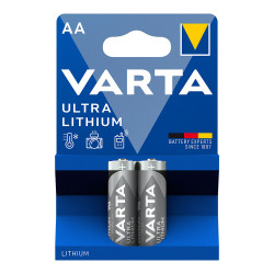 Pila varta ultra lithium aa - lr06 (blister 2 unid) ø14,5x50,5mm