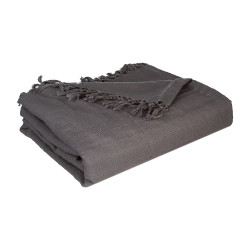 Ult. unidades manta para cama color gris 230x250cm