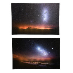 *ult.unidades* cuadro de luces de la galaxia 58x3,8x38cm