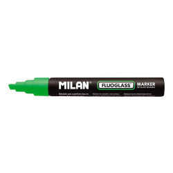 Blister rotulador verde fluoglass 2 - 4mm milan