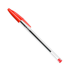 Pack 50 uni. bolígrafo bic cristal rojo