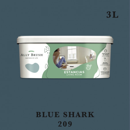 Pintura ally brush interior blue shark 3l