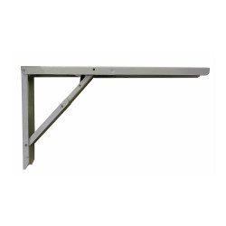Escuadra de acero plegable abat-table plata 30x52cm