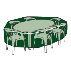 Funda de protección. cubre mesa y sillas ø325x90cm 100gr/m²