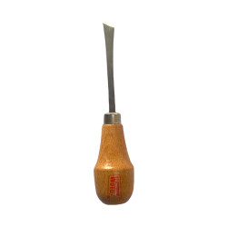 Gubia mango bola modelo 116b con mango bola. ancho 12mm, espesor 1,5mm. wuto