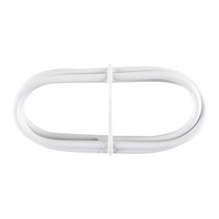 Cable plastificado blanco (gusanillo) 1m portavisillo pv024 cintacor