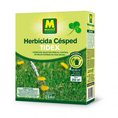 Garden herbicida césped 25ml 231662 masso