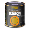 Esmalte metálico antioxidante oxiron pavonado negro 750ml titan 02b020434