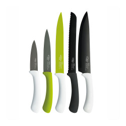 Set 5 unid. cuchillos acero inox. green sg4165 san ignacio