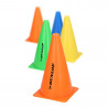 Pack 10 conos de entrenamiento de plastico ø14x23,5cm