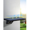 Aplique solar LED Ganda con sensor movimiento y crepuscular 8W 3000 - 4200 - 6000K