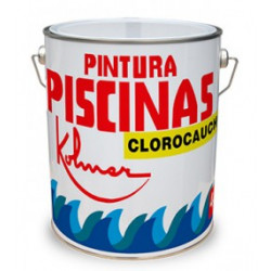 PINTURA DE PISCINAS CLOROCAUCHO PREMIUM KOLMER 4LT