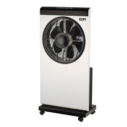 Ventilador nebulizador con mando a distancia blanco/negro potencia: 80w aspas: ø30cm 39x24x84cm 39xedm