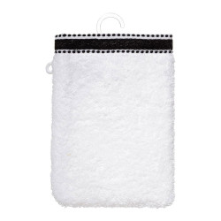 Ult. unidades pack 2 unid. guante-toalla baño premium color blanco 15x21cm