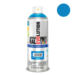 Pintura en spray pintyplus evolution water-based 520cc ral 5015 azul celeste