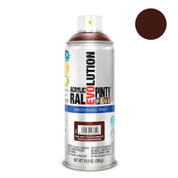 Pintura en spray pintyplus evolution water-based 520cc ral 8017 chocolate
