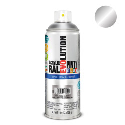 Pintura en spray pintyplus evolution water-based 520cc ral 9006 aluminio blanco
