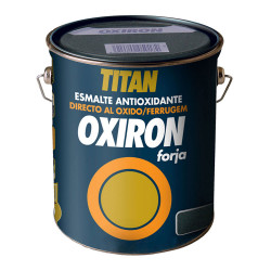 Esmalte metálico antioxidante oxiron forja negro 4l titan 020020404