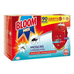Insect bloom max eléctrico aparato+2 recambios (moscas y mosquitos)