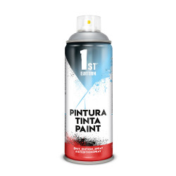 Pintura en spray 1st edition 520cc / 300ml mate gris cemento ref 658