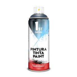 Pintura en spray 1st edition 520cc / 300ml mate gris mercurio ref 660